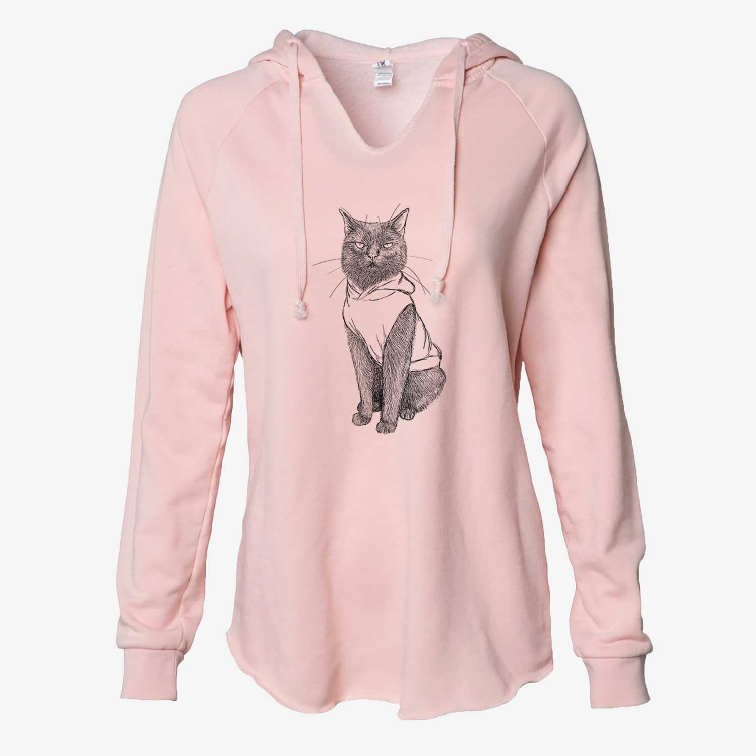 Doodled Simon Yosh the Bombay Cat - Cali Wave Hooded Sweatshirt