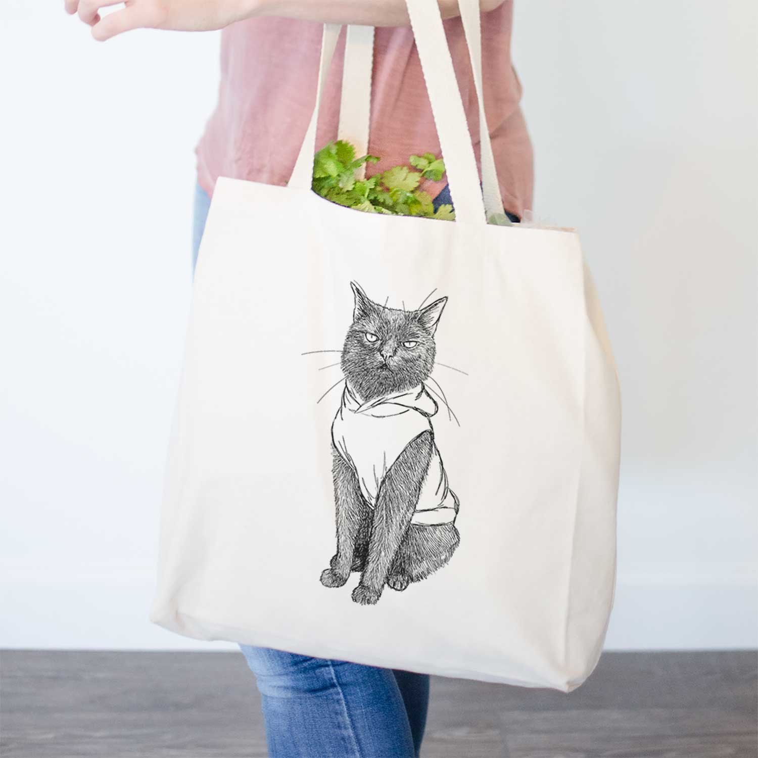 Doodled Simon Yosh the Bombay Cat - Tote Bag