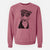 Doodled Skeeter the Weimaraner - Unisex Pigment Dyed Crew Sweatshirt