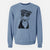 Doodled Skeeter the Weimaraner - Unisex Pigment Dyed Crew Sweatshirt