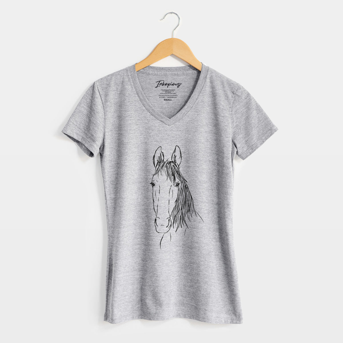 Doodled Socks Will Dew the American Standardbred Horse - Women's Perfect V-neck Shirt