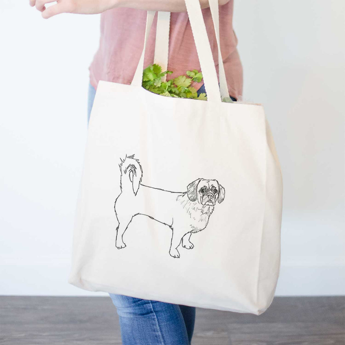 Doodled Stanley the Peagle - Tote Bag