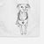 Doodled Super Charlee the Labrador Retriever Decorative Hand Towel