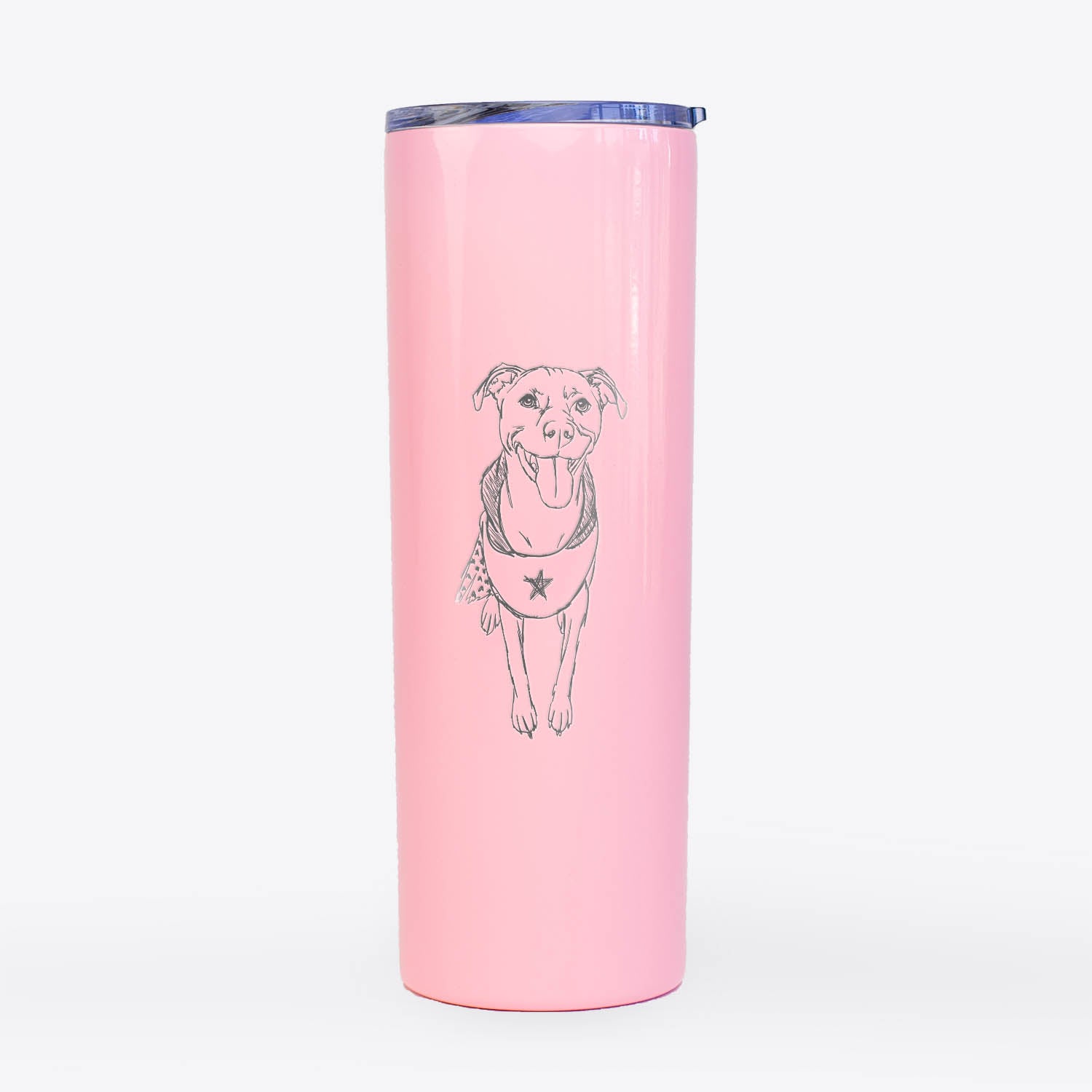 Doodled Super Charlee the Labrador Retriever - 20oz Skinny Tumbler