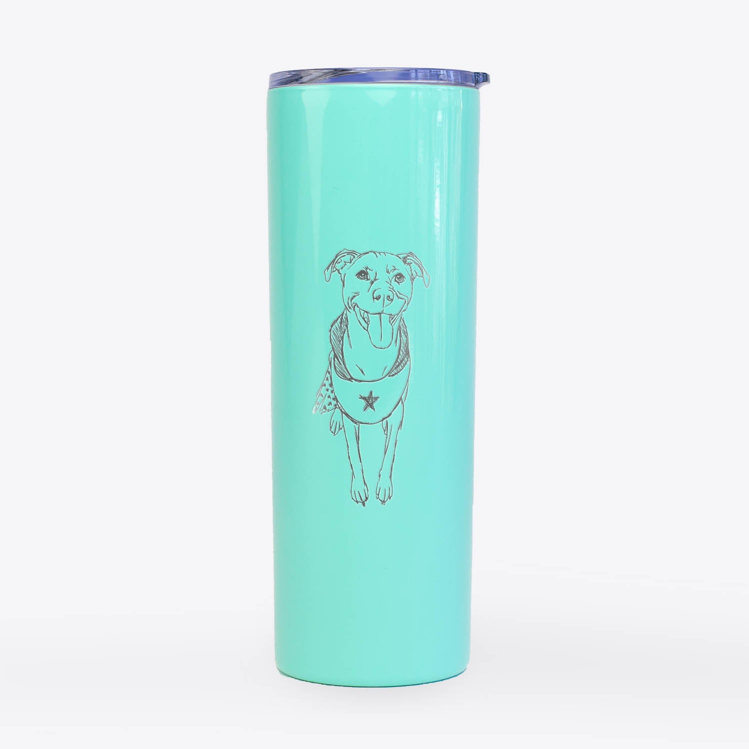 Doodled Super Charlee the Labrador Retriever - 20oz Skinny Tumbler