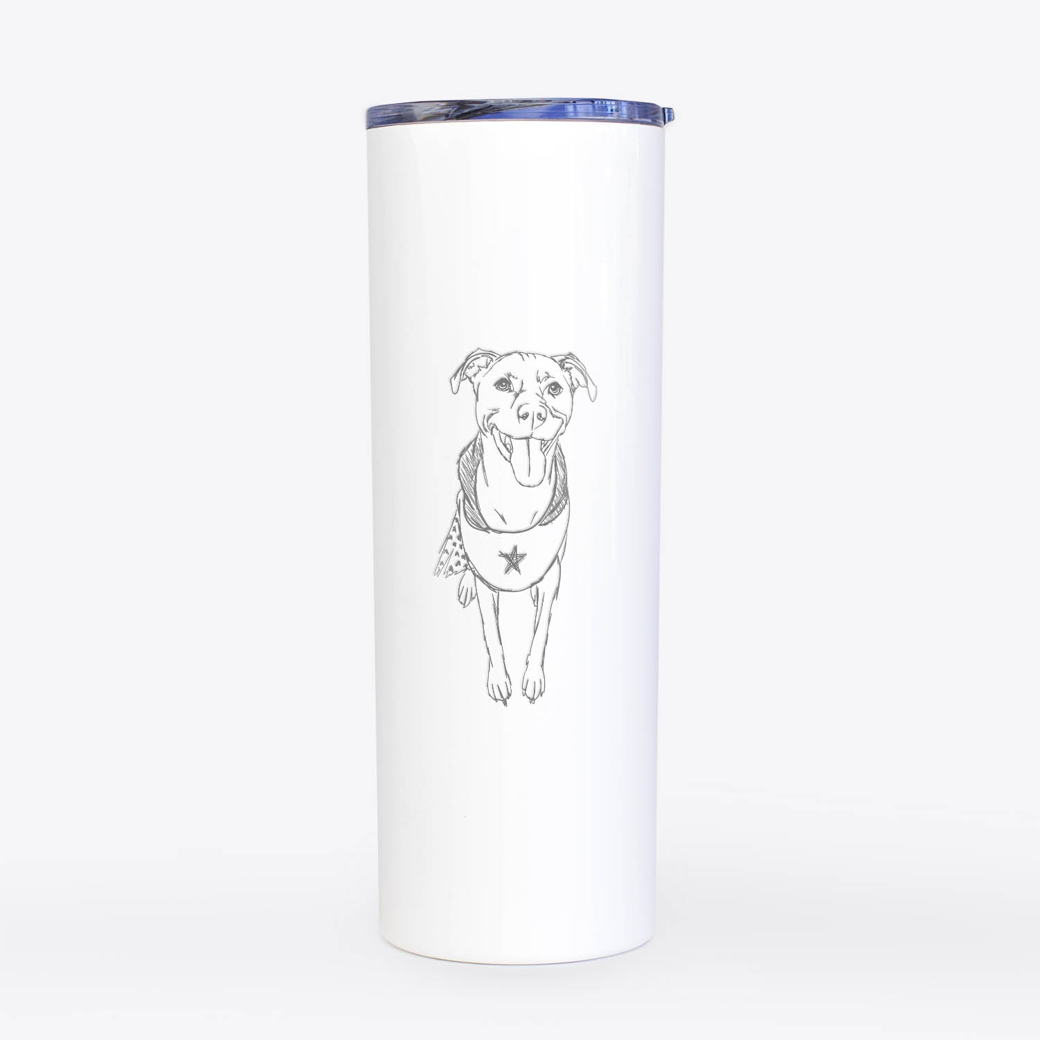 Doodled Super Charlee the Labrador Retriever - 20oz Skinny Tumbler