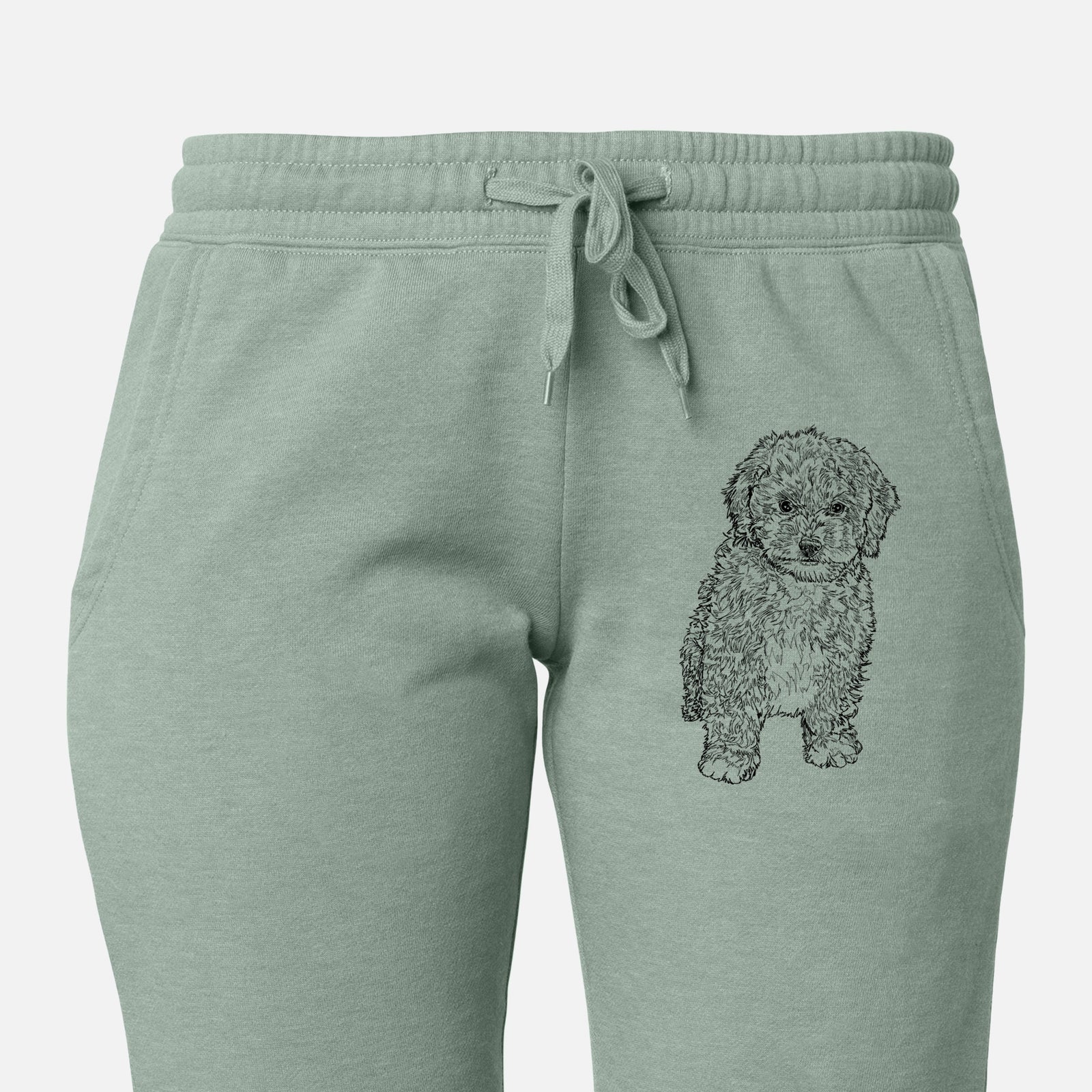 Doodled Sweet Tea the Mini Doodle - Women's Cali Wave Joggers