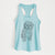 Doodled Sweet Tea the Mini Doodle - Women's Racerback Tanktop