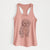 Doodled Sweet Tea the Mini Doodle - Women's Racerback Tanktop