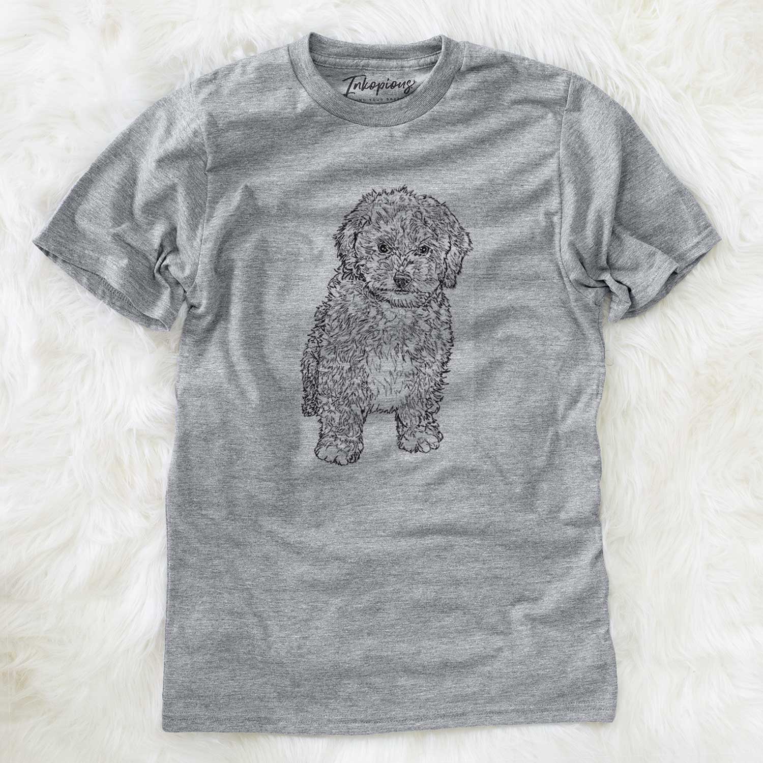 Doodled Sweet Tea the Mini Doodle - Unisex Crewneck