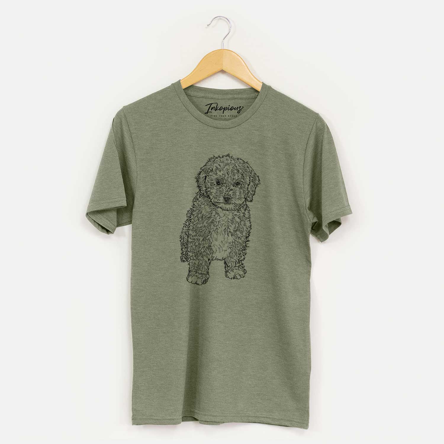 Doodled Sweet Tea the Mini Doodle - Unisex Crewneck