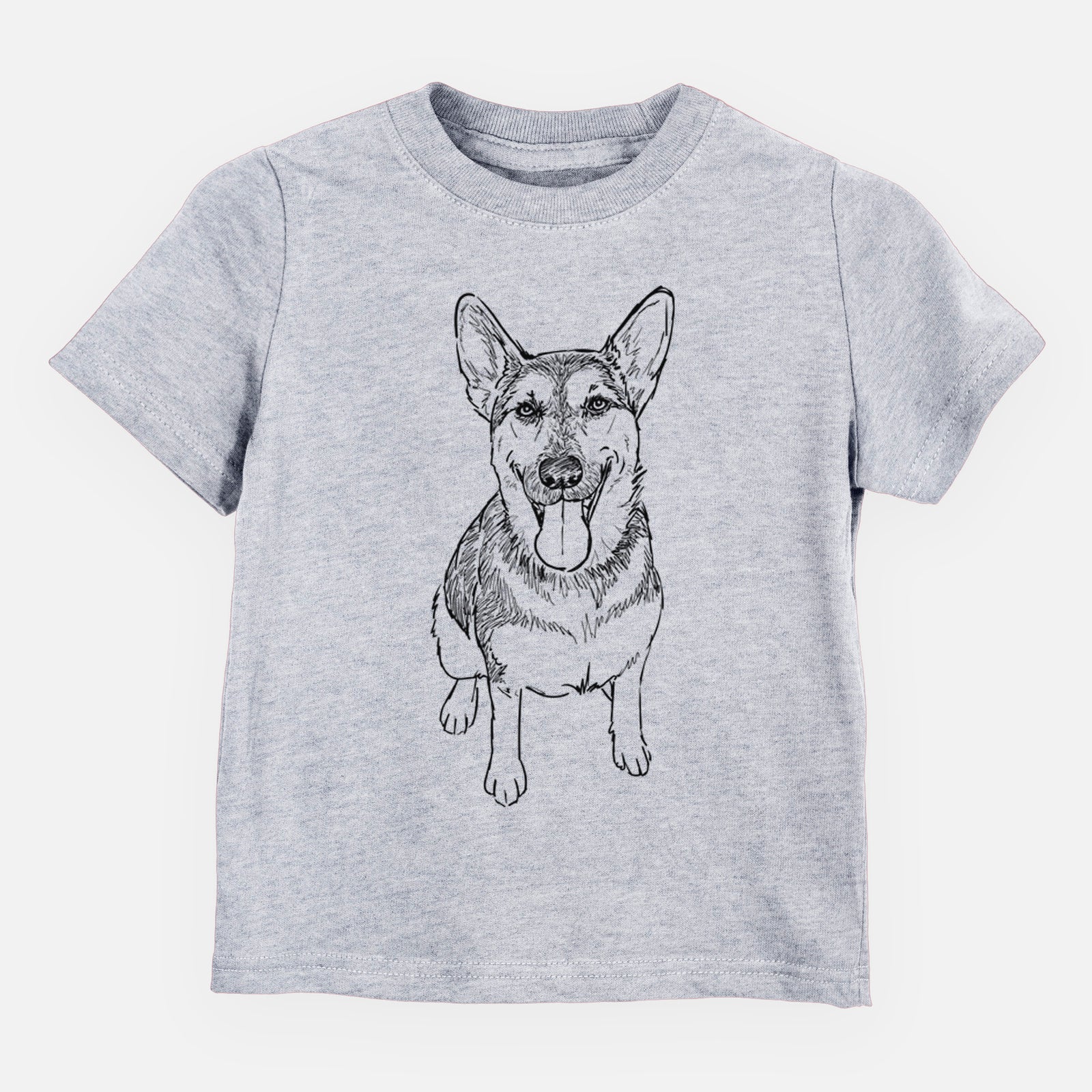 Doodled Syrinx the German Shepherd - Kids/Youth/Toddler Shirt