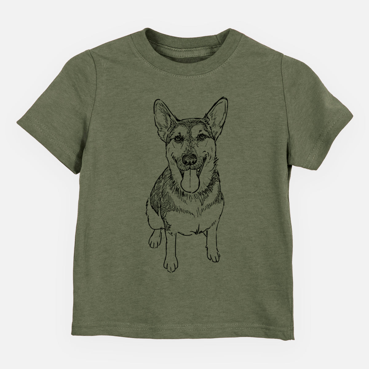 Doodled Syrinx the German Shepherd - Kids/Youth/Toddler Shirt