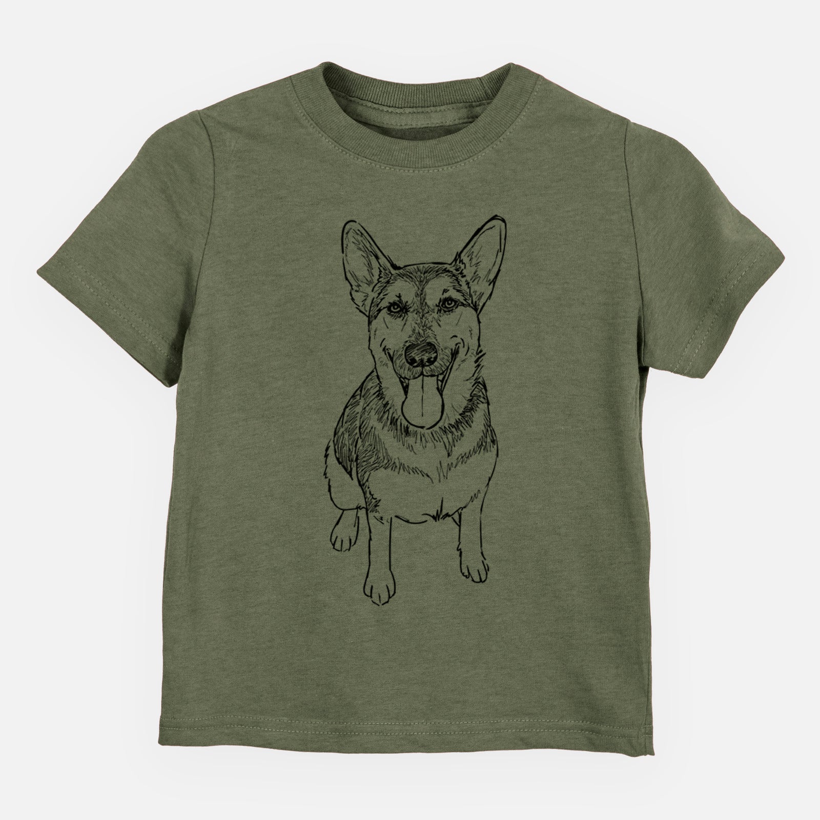 Doodled Syrinx the German Shepherd - Kids/Youth/Toddler Shirt