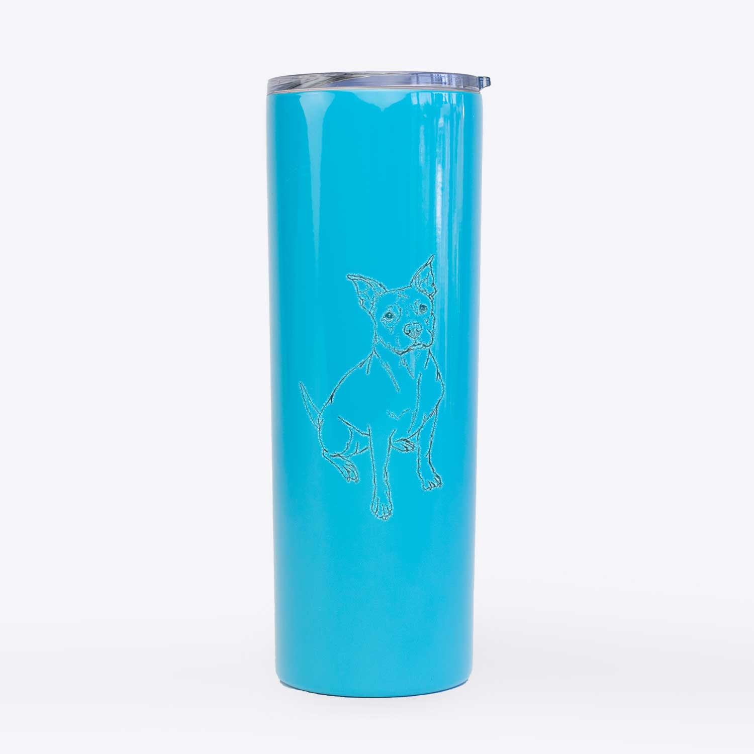 Doodled Tater Tot the American Staffordshire Terrier - 20oz Skinny Tumbler