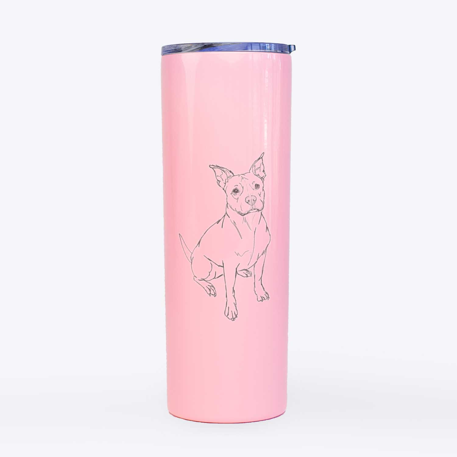 Doodled Tater Tot the American Staffordshire Terrier - 20oz Skinny Tumbler