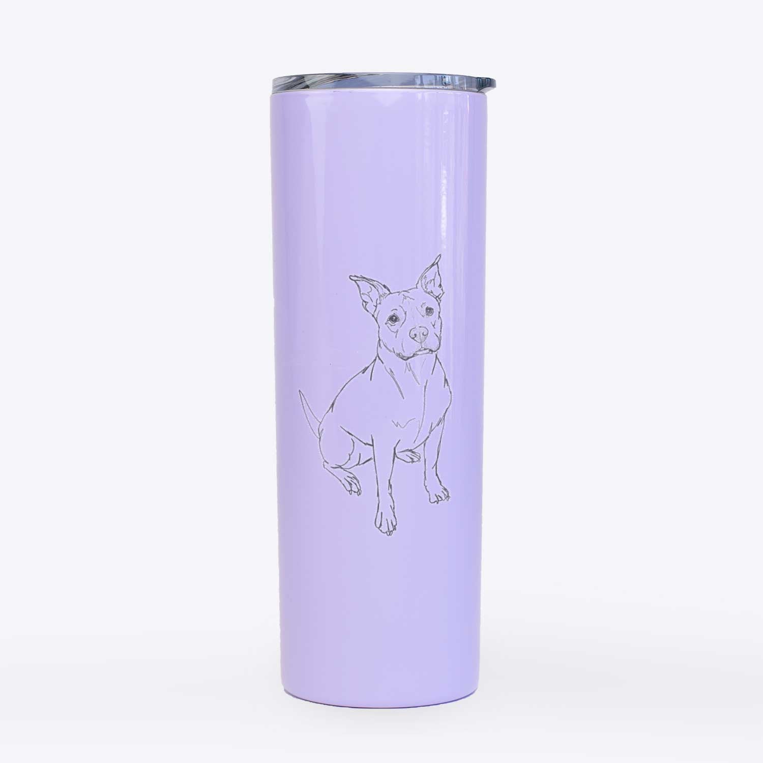 Doodled Tater Tot the American Staffordshire Terrier - 20oz Skinny Tumbler