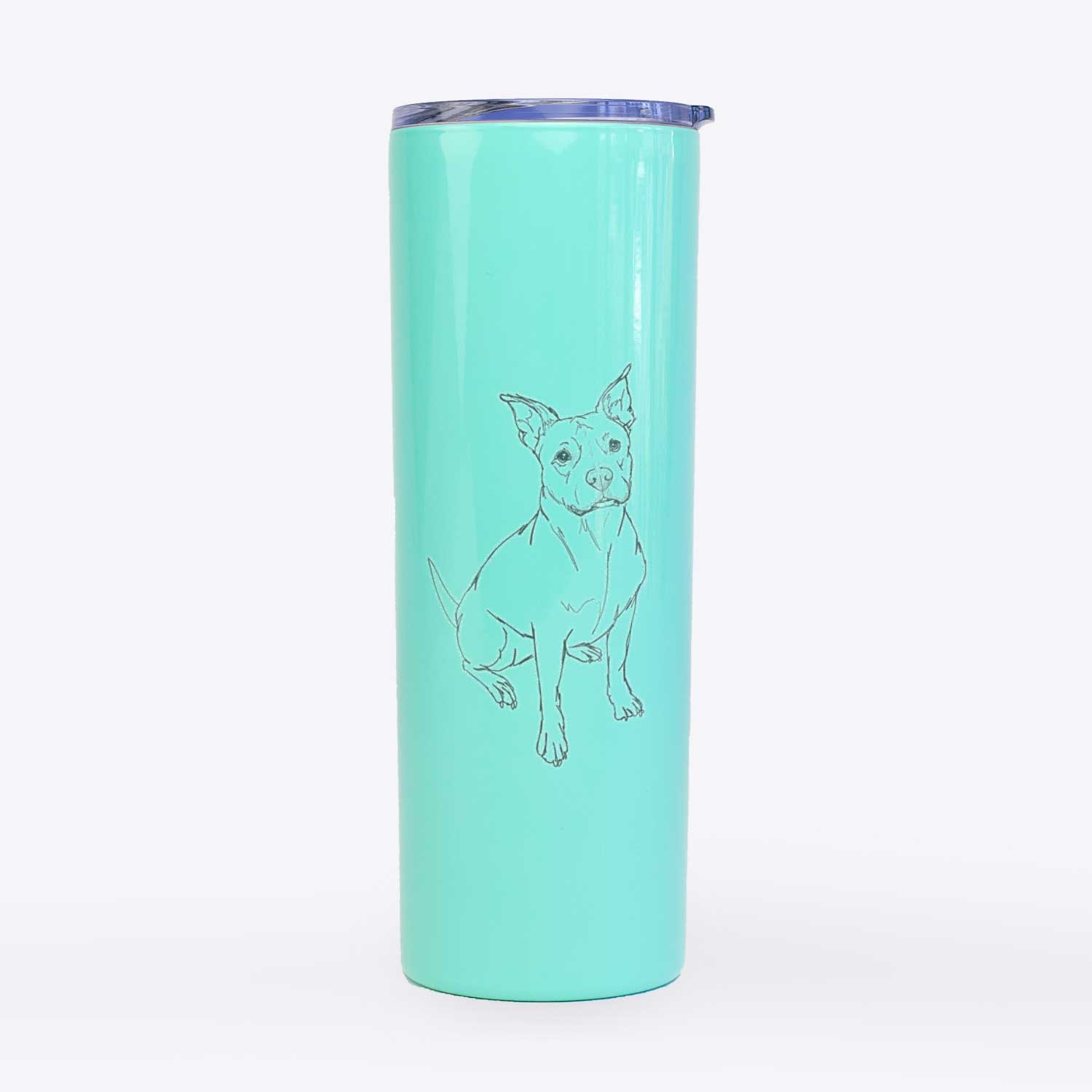 Doodled Tater Tot the American Staffordshire Terrier - 20oz Skinny Tumbler