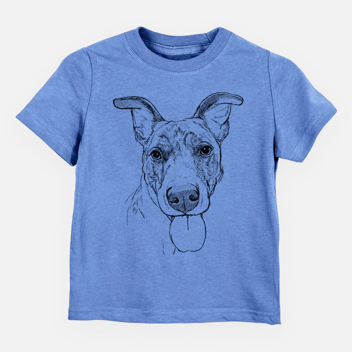 Doodled Tater Tot the Am Staff/German Shepherd Mix - Kids/Youth/Toddler Shirt