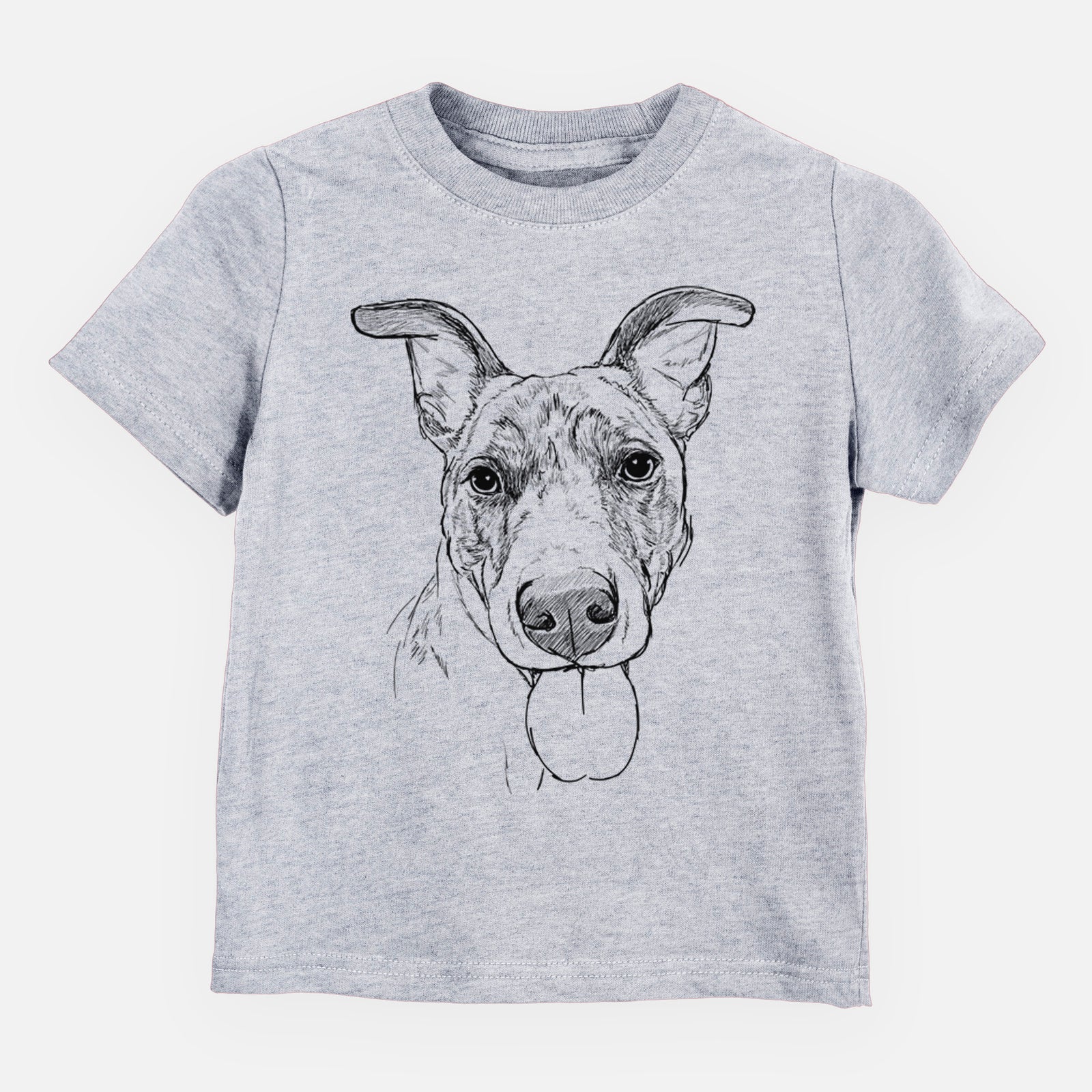 Doodled Tater Tot the Am Staff/German Shepherd Mix - Kids/Youth/Toddler Shirt