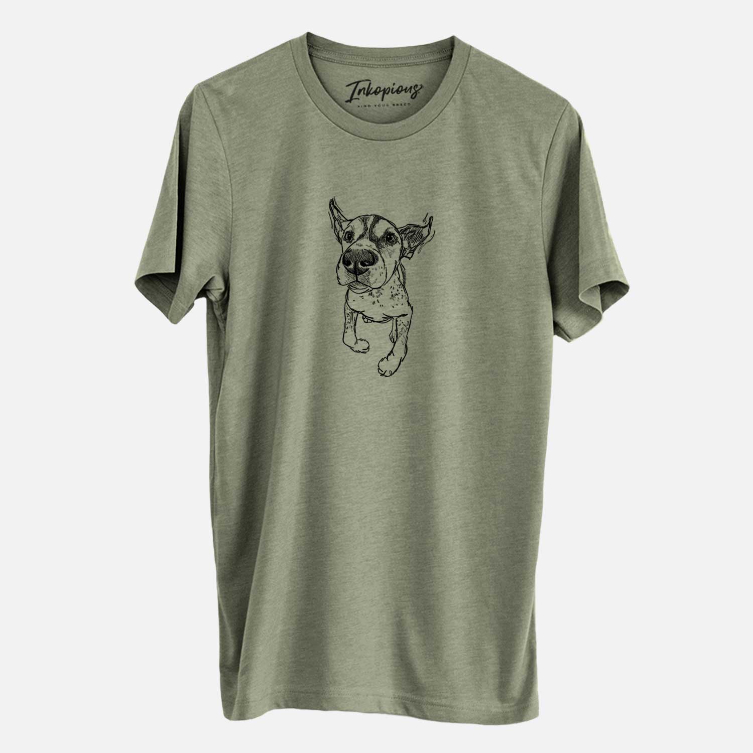 Doodled The General the German Shorthaired Pointer - Unisex Crewneck