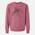 Doodled Tommy the Cat - Unisex Pigment Dyed Crew Sweatshirt