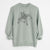 Doodled Tommy the Cat - Unisex Pigment Dyed Crew Sweatshirt