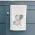 Doodled Tony the Mixed Breed Decorative Hand Towel