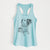 Doodled Tony the Mixed Breed - Women's Racerback Tanktop