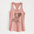 Doodled Tony the Mixed Breed - Women's Racerback Tanktop