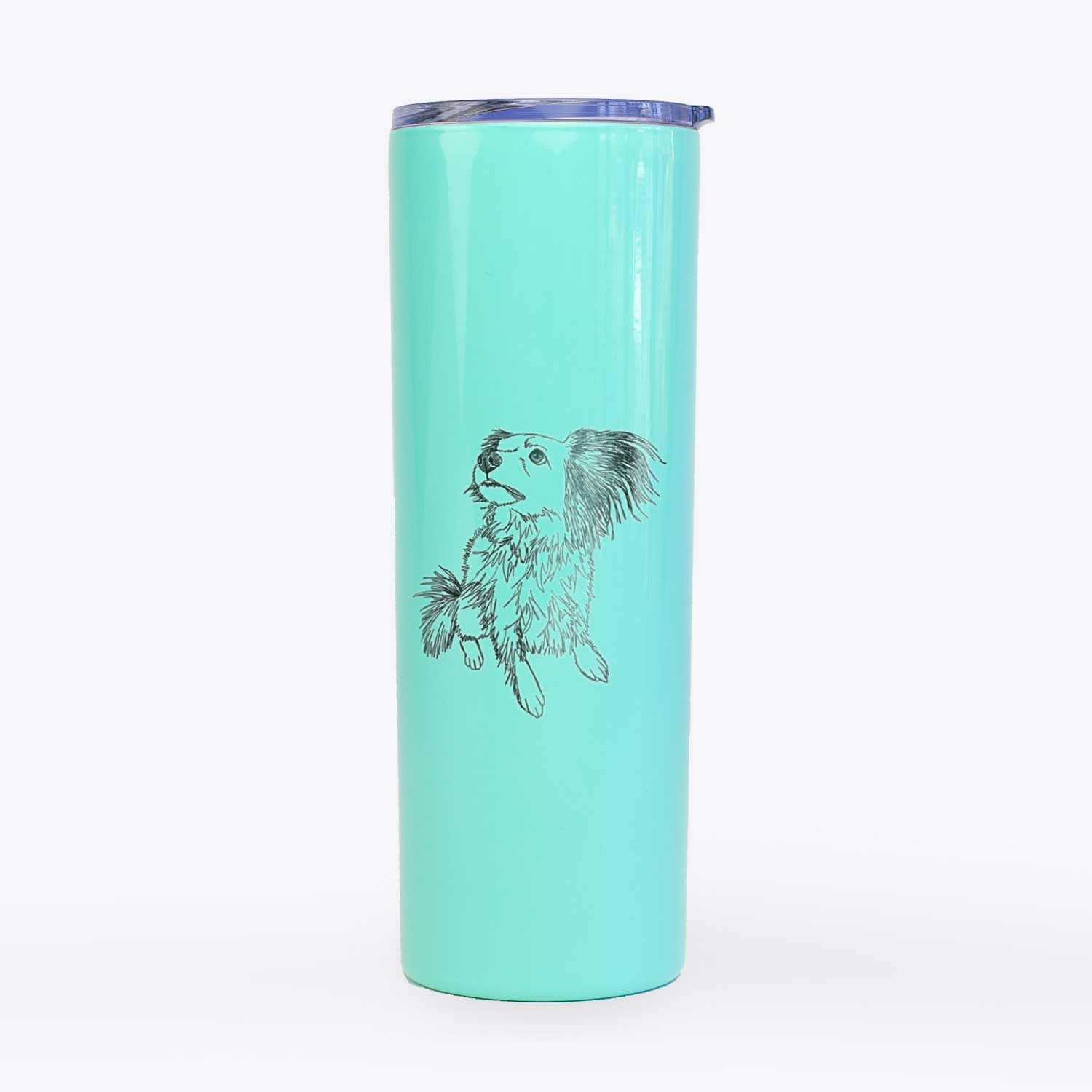 Doodled Tony the Mixed Breed - 20oz Skinny Tumbler