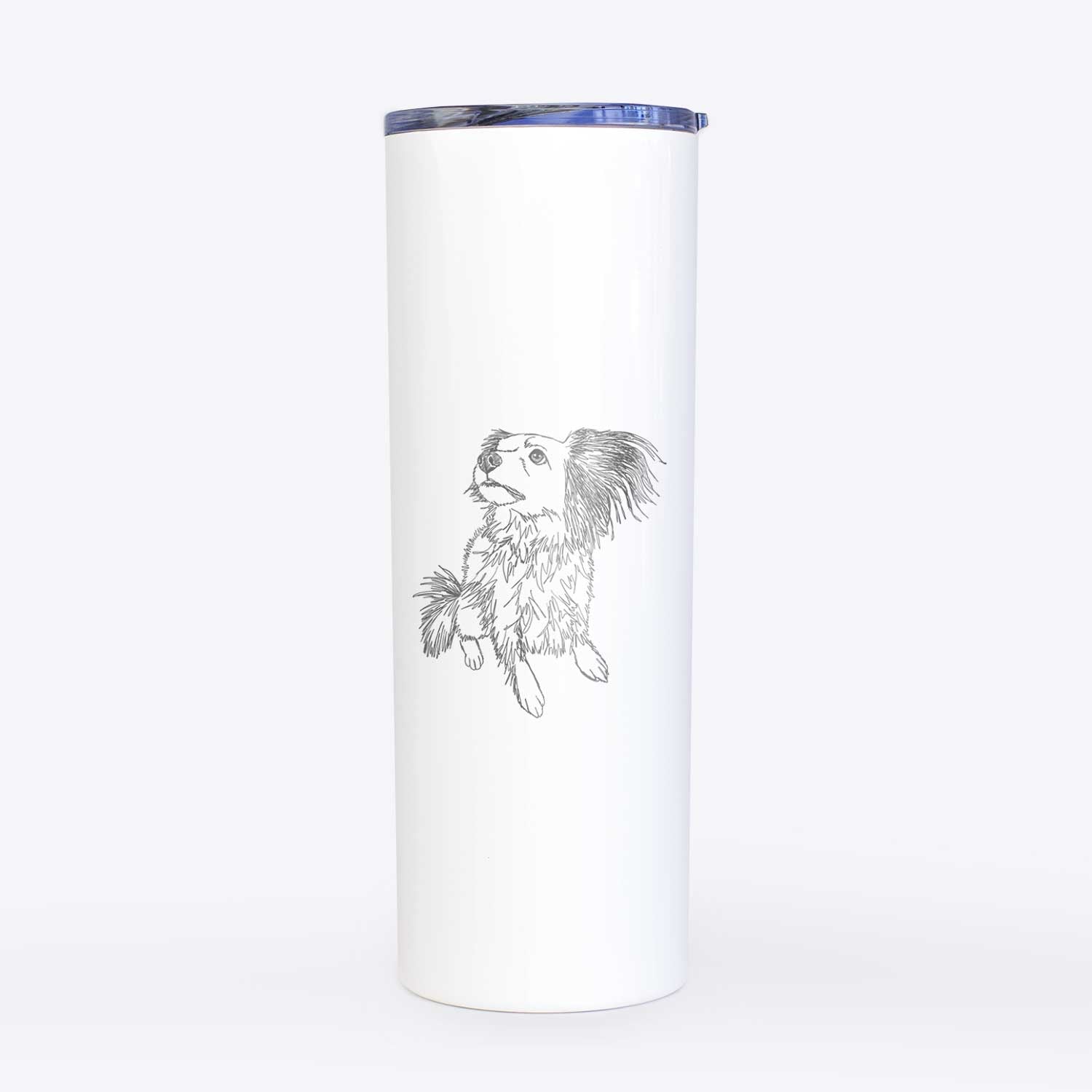 Doodled Tony the Mixed Breed - 20oz Skinny Tumbler