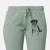 Doodled Tucker the Border Collie Pitbull Mix - Women's Cali Wave Joggers