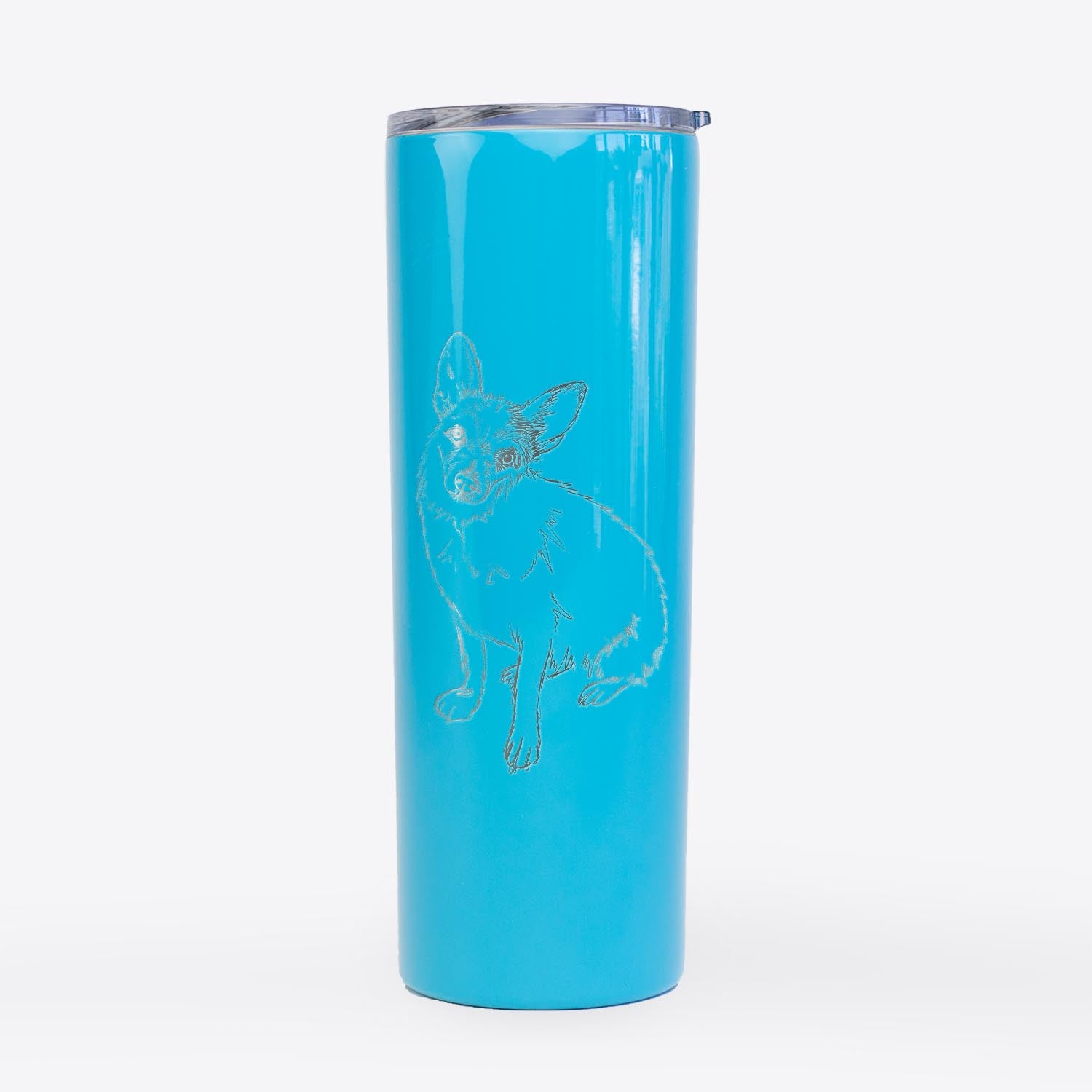 Doodled Tyberius the Jack Chi - 20oz Skinny Tumbler