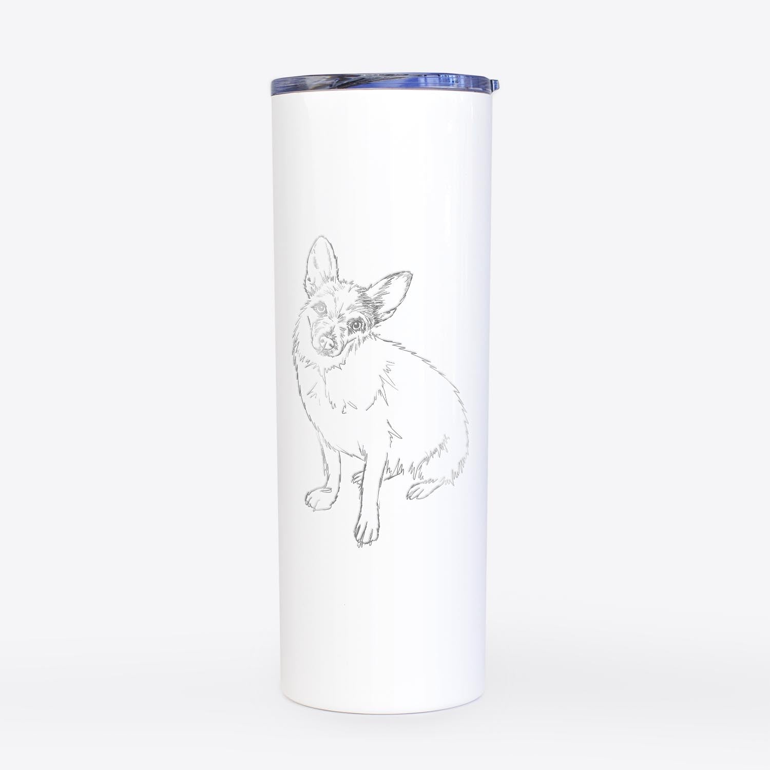 Doodled Tyberius the Jack Chi - 20oz Skinny Tumbler