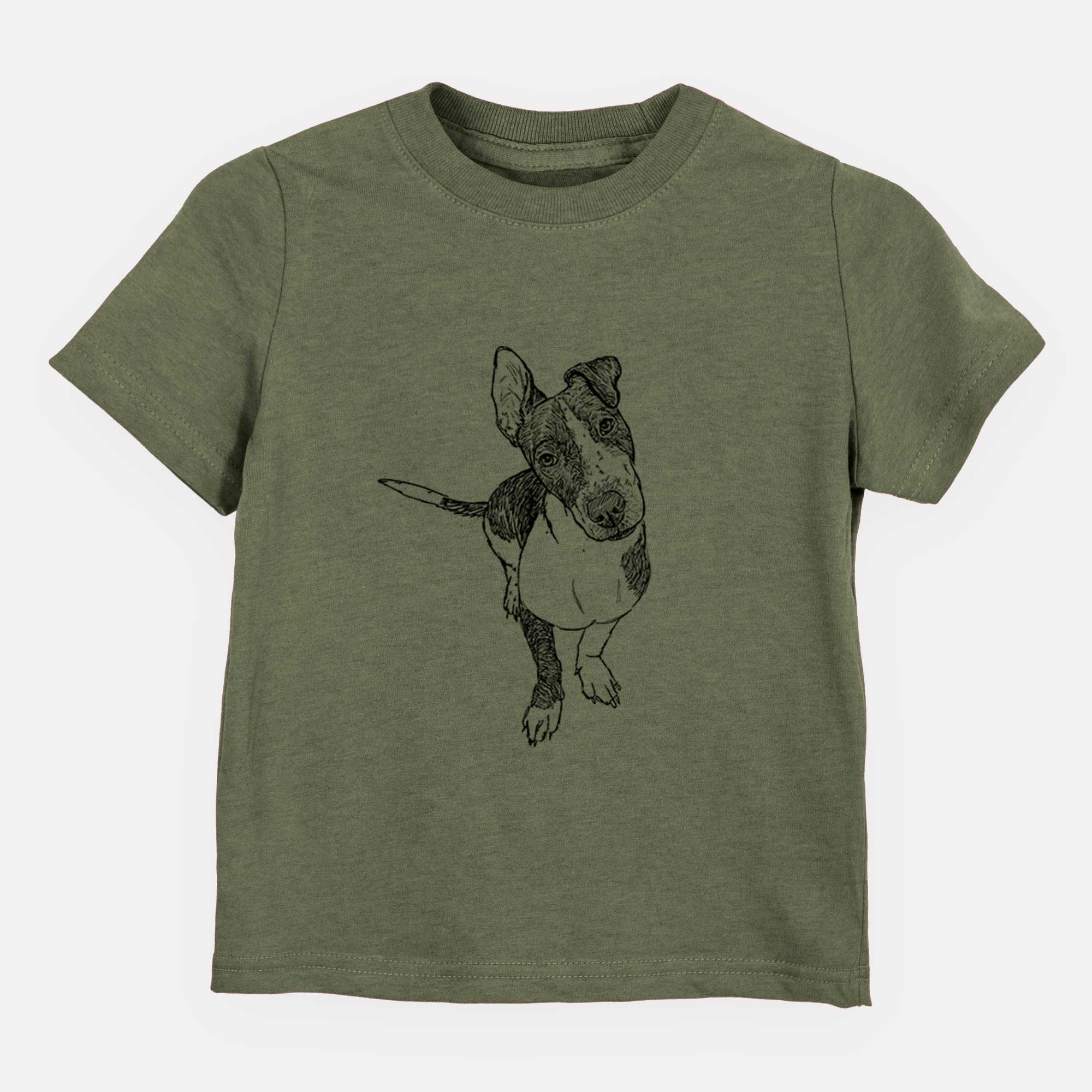 Doodled Vinny the Pitbull Mix - Kids/Youth/Toddler Shirt