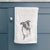 Doodled Vinny the Pitbull Decorative Hand Towel