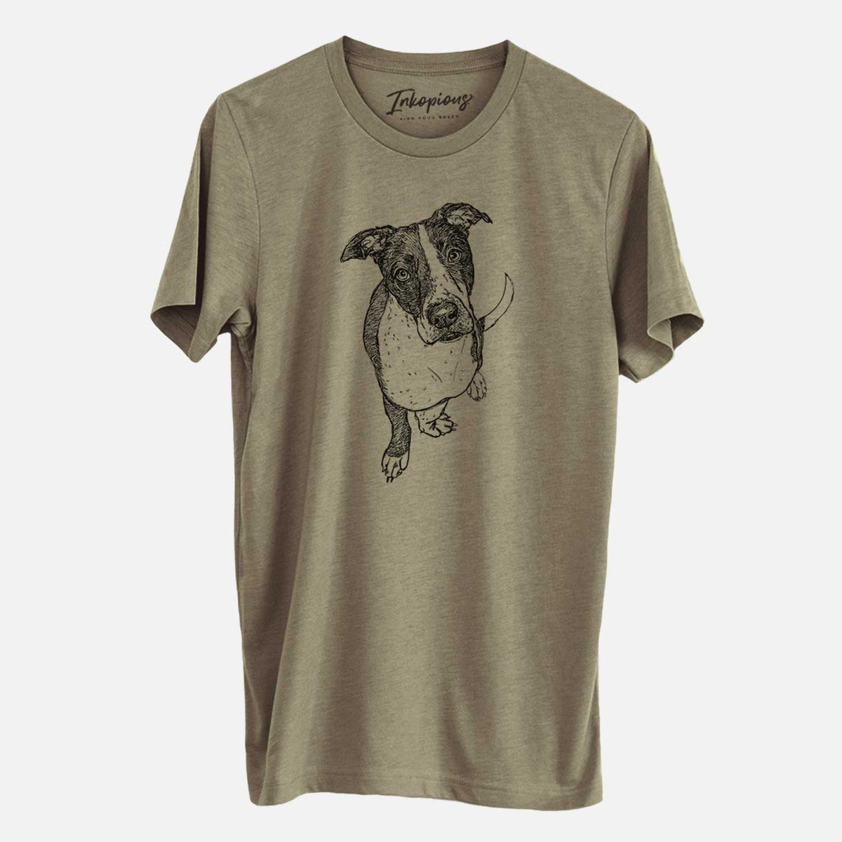 Doodled Vinny the Pitbull - Unisex Crewneck