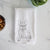 Doodled Violet the French Bulldog Decorative Hand Towel