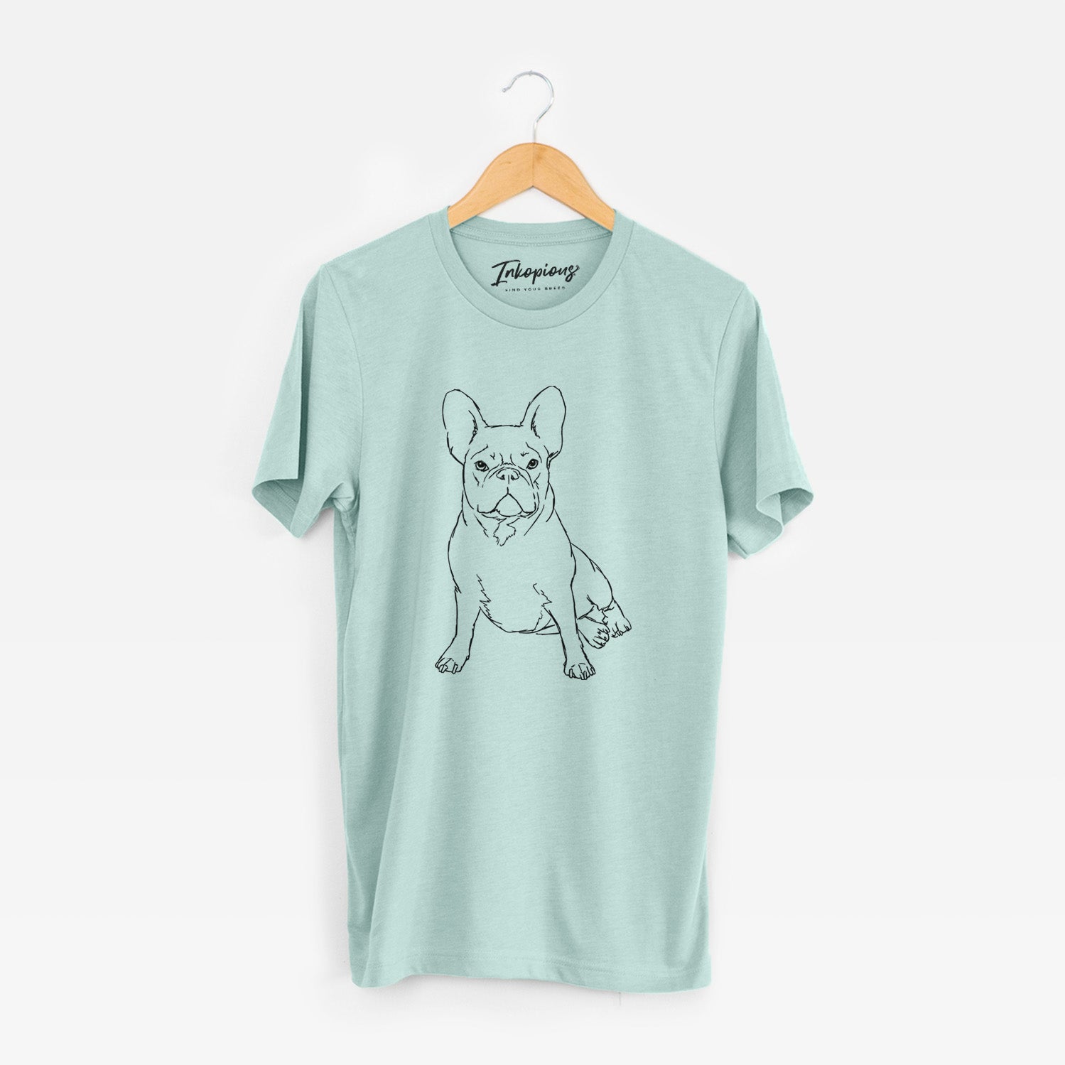 Doodled Violet the French Bulldog - Unisex Crewneck