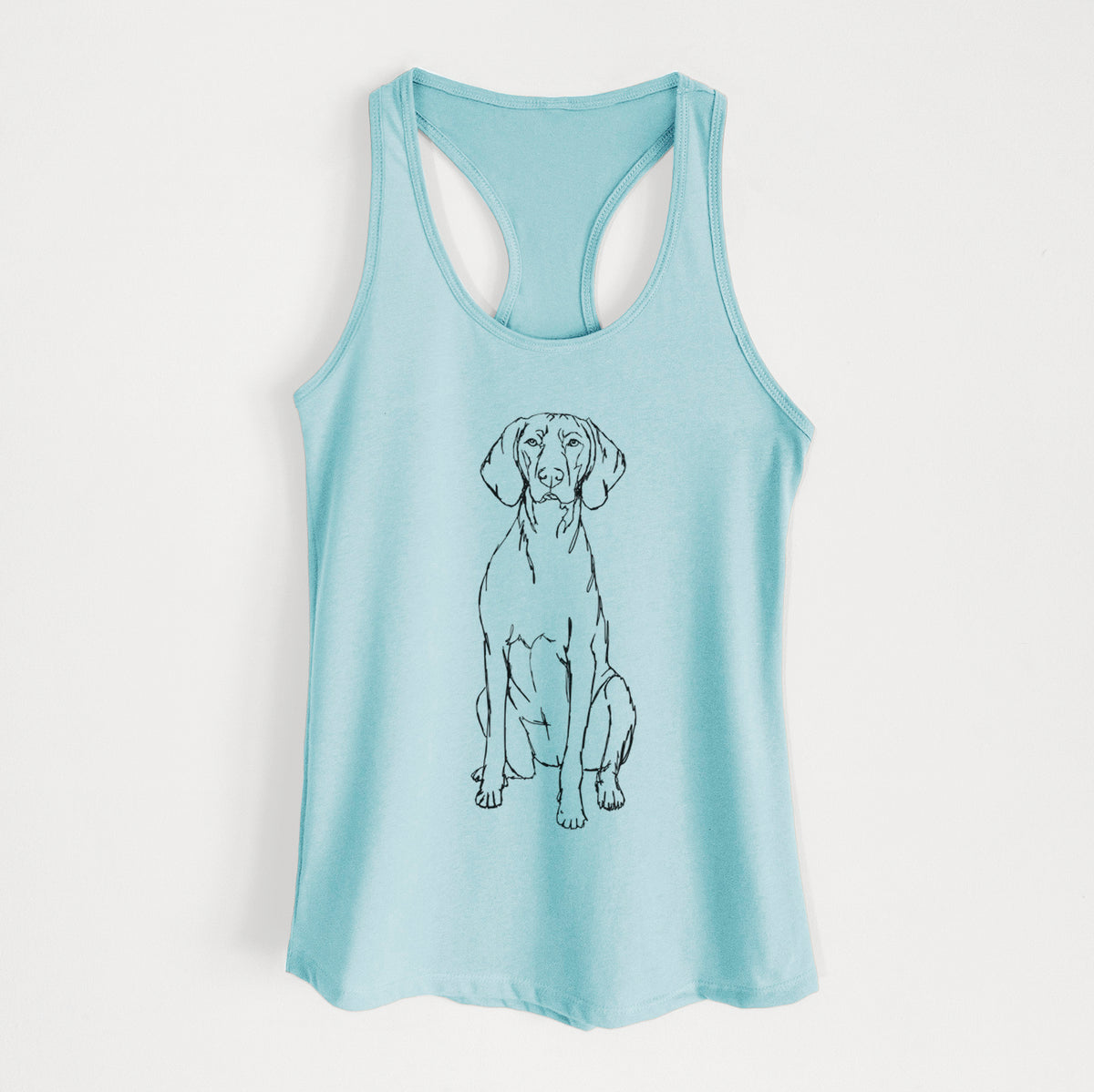 Doodled Vizsla - Women&#39;s Racerback Tanktop