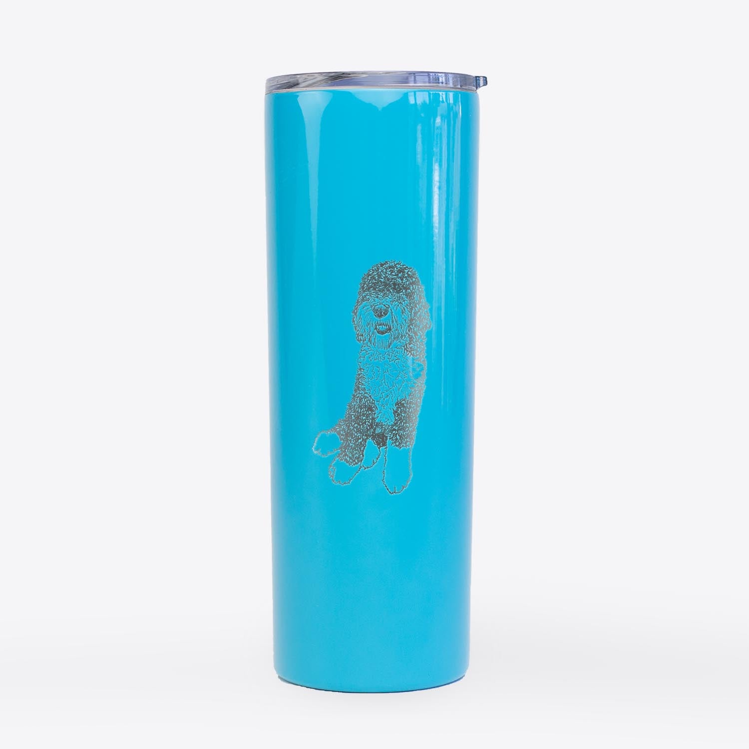 Doodled Whittaker the Sheepadoodle - 20oz Skinny Tumbler