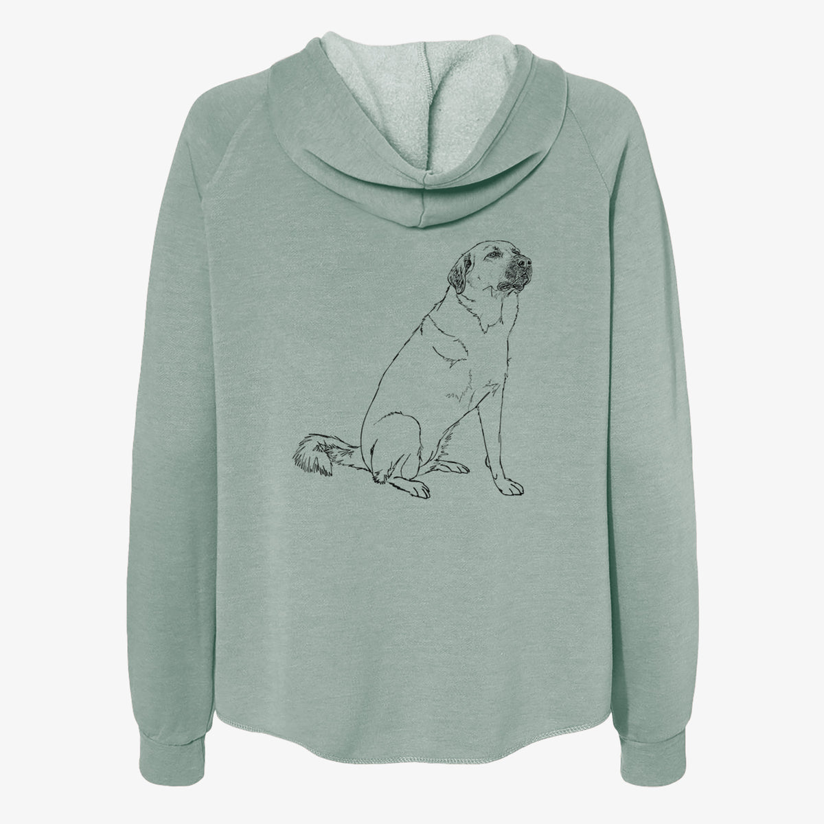 Doodled Willow the Pyratolian - Women's Cali Wave Zip-Up Sweatshirt