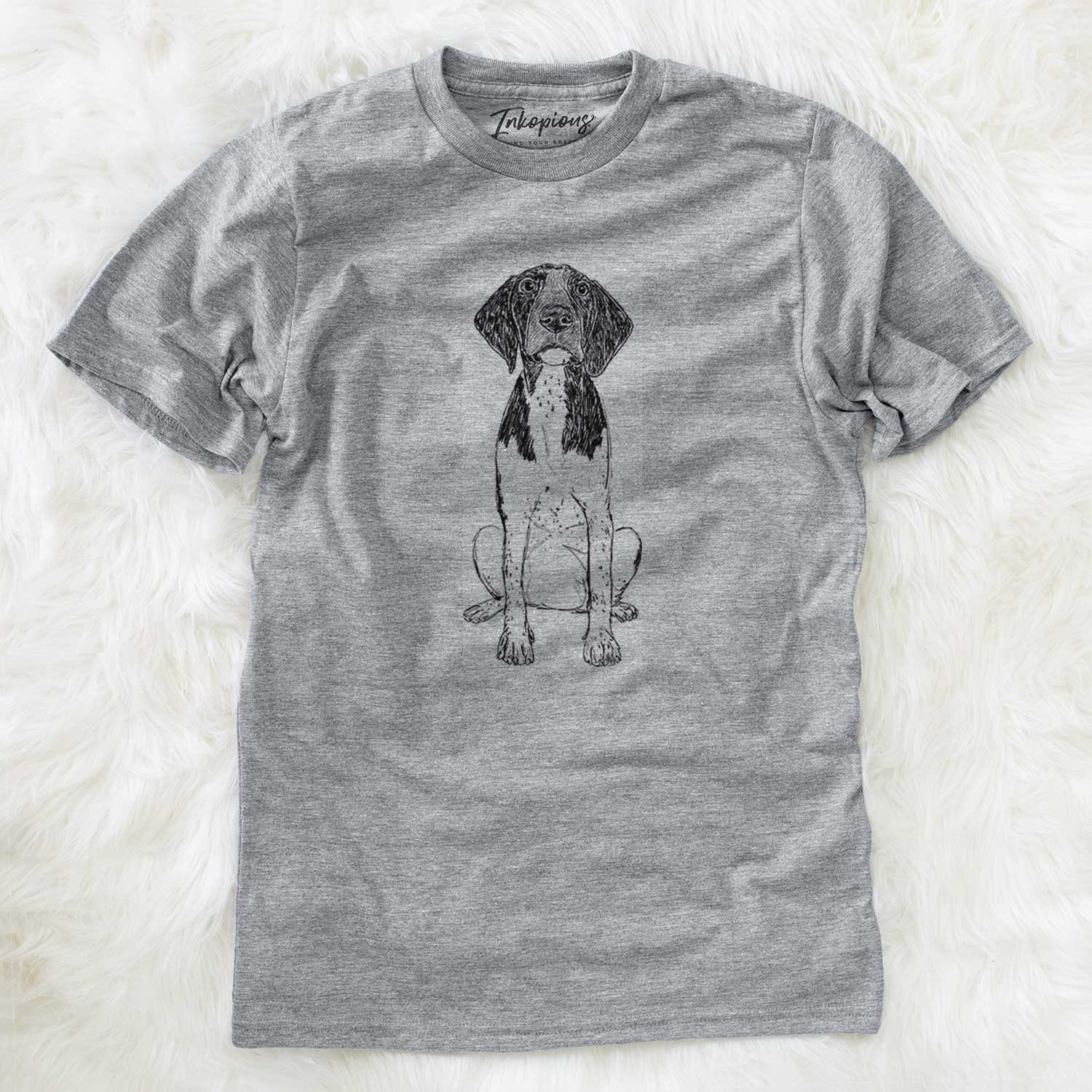 Doodled Winchester the German Shorthaired Pointer Puppy - Unisex Crewneck