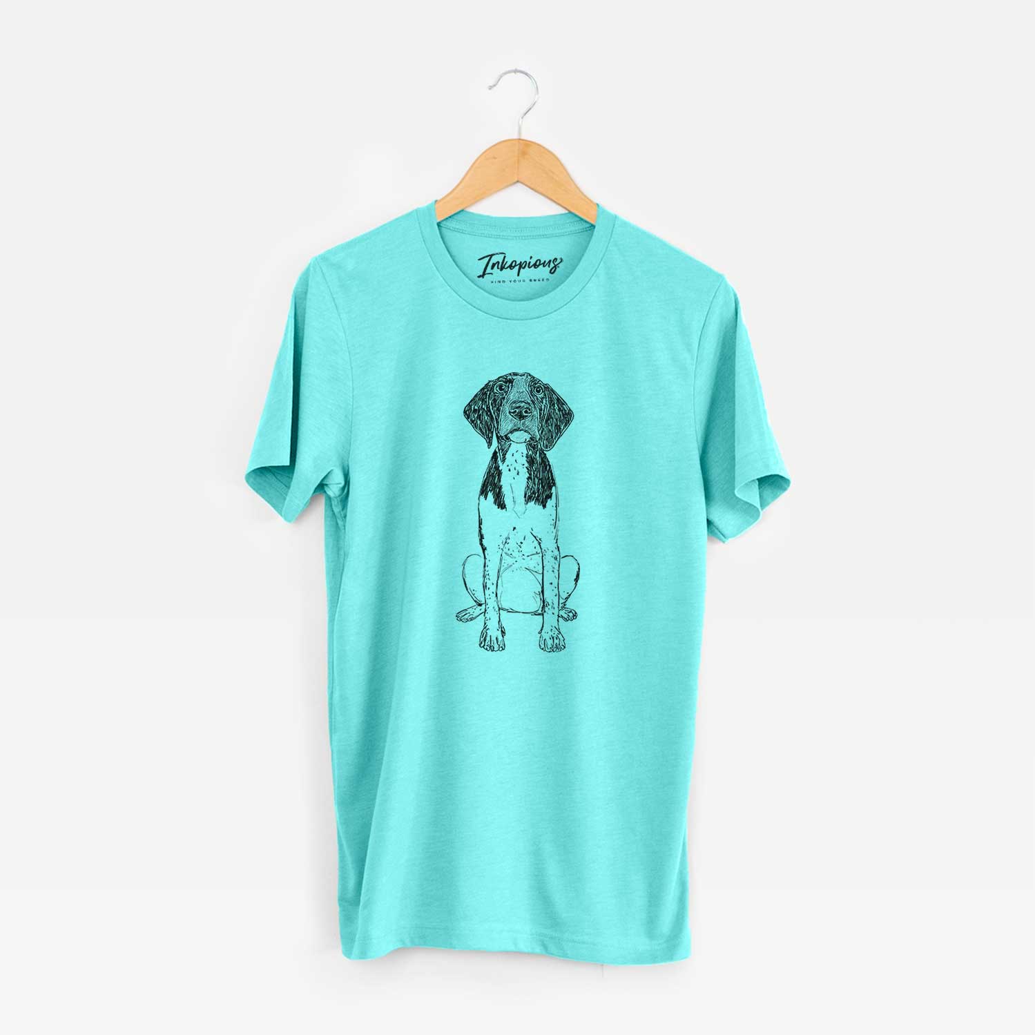 Doodled Winchester the German Shorthaired Pointer Puppy - Unisex Crewneck