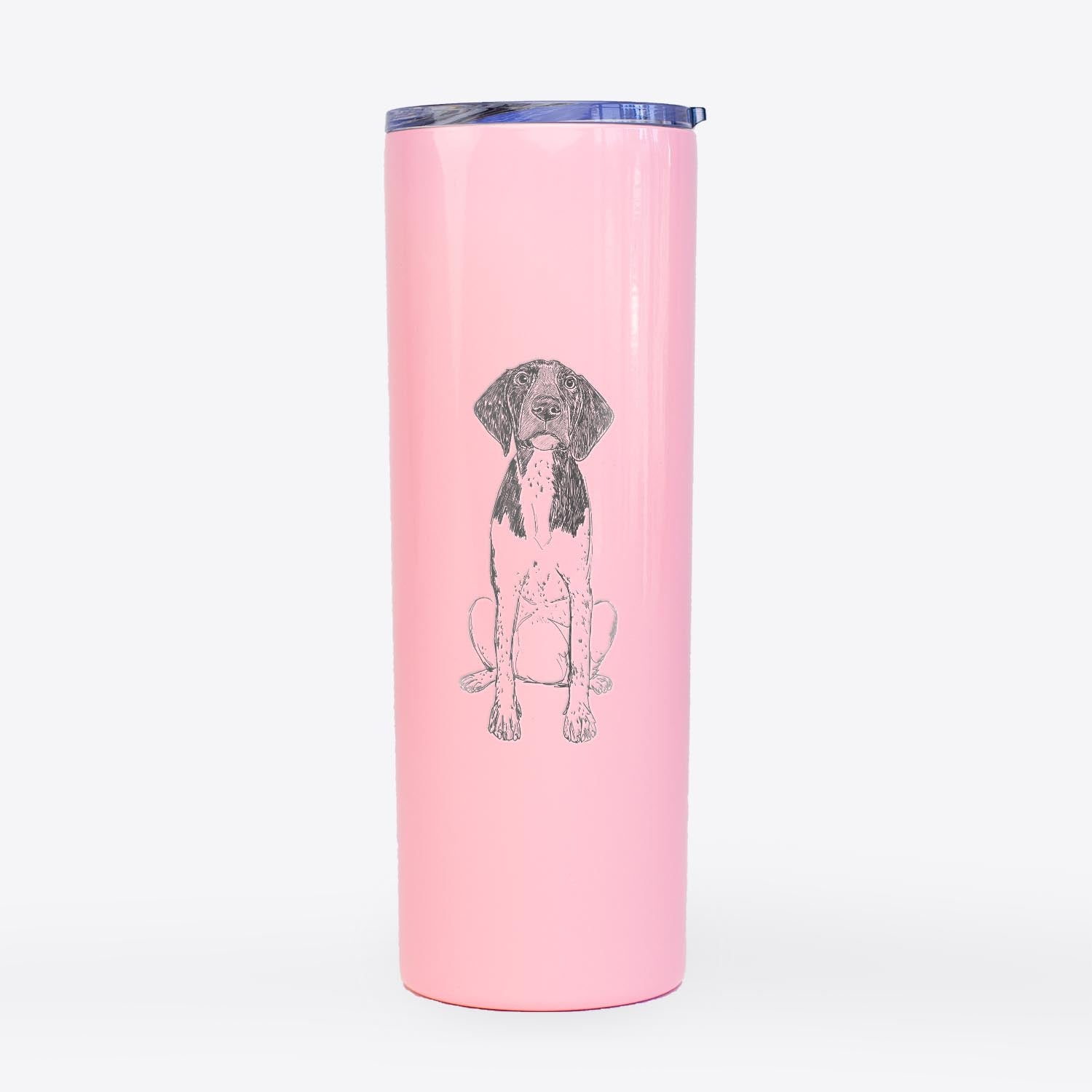 Doodled Winchester the German Shorthaired Pointer Puppy - 20oz Skinny Tumbler