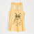 Doodled Winston the Corgi - Women's Racerback Tanktop