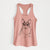 Doodled Winston the Corgi - Women's Racerback Tanktop