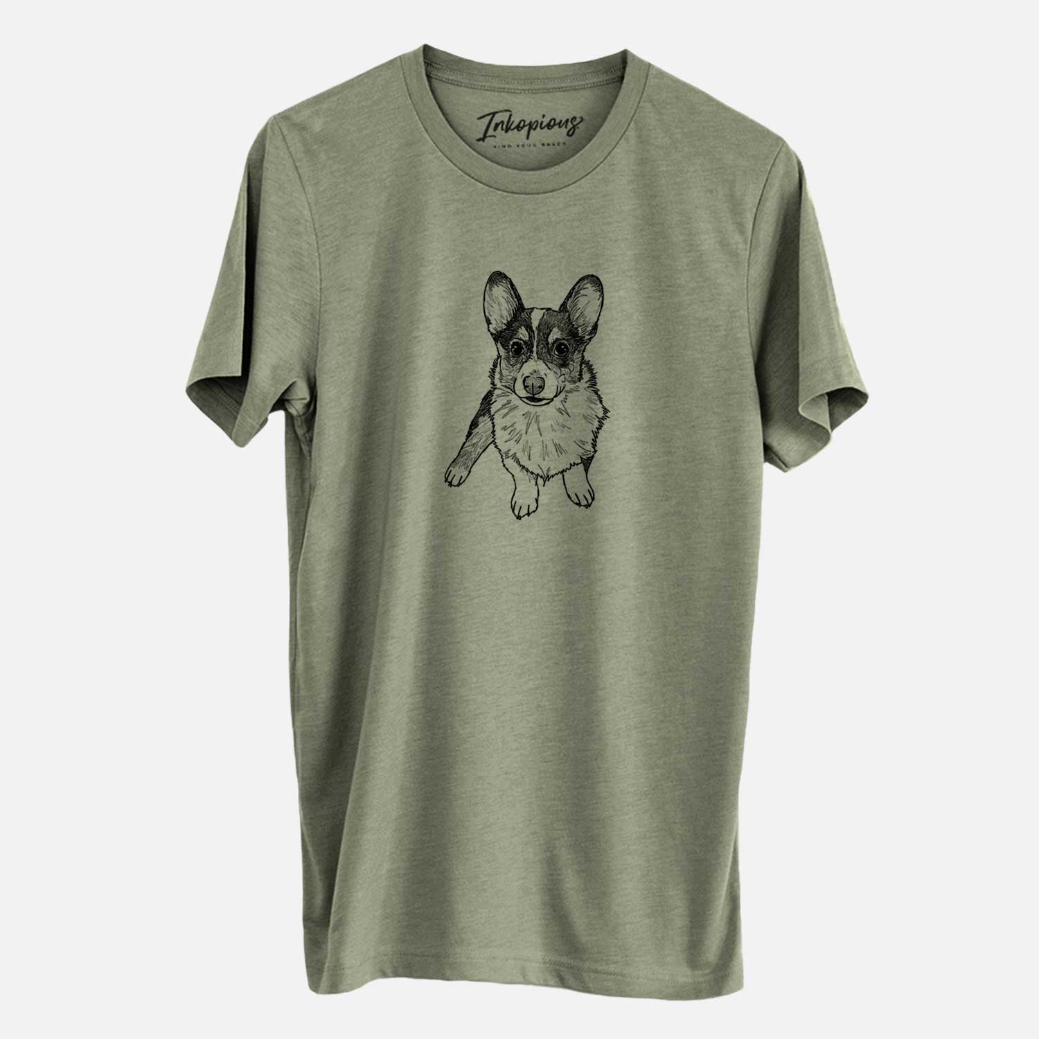Doodled Winston the Corgi - Unisex Crewneck