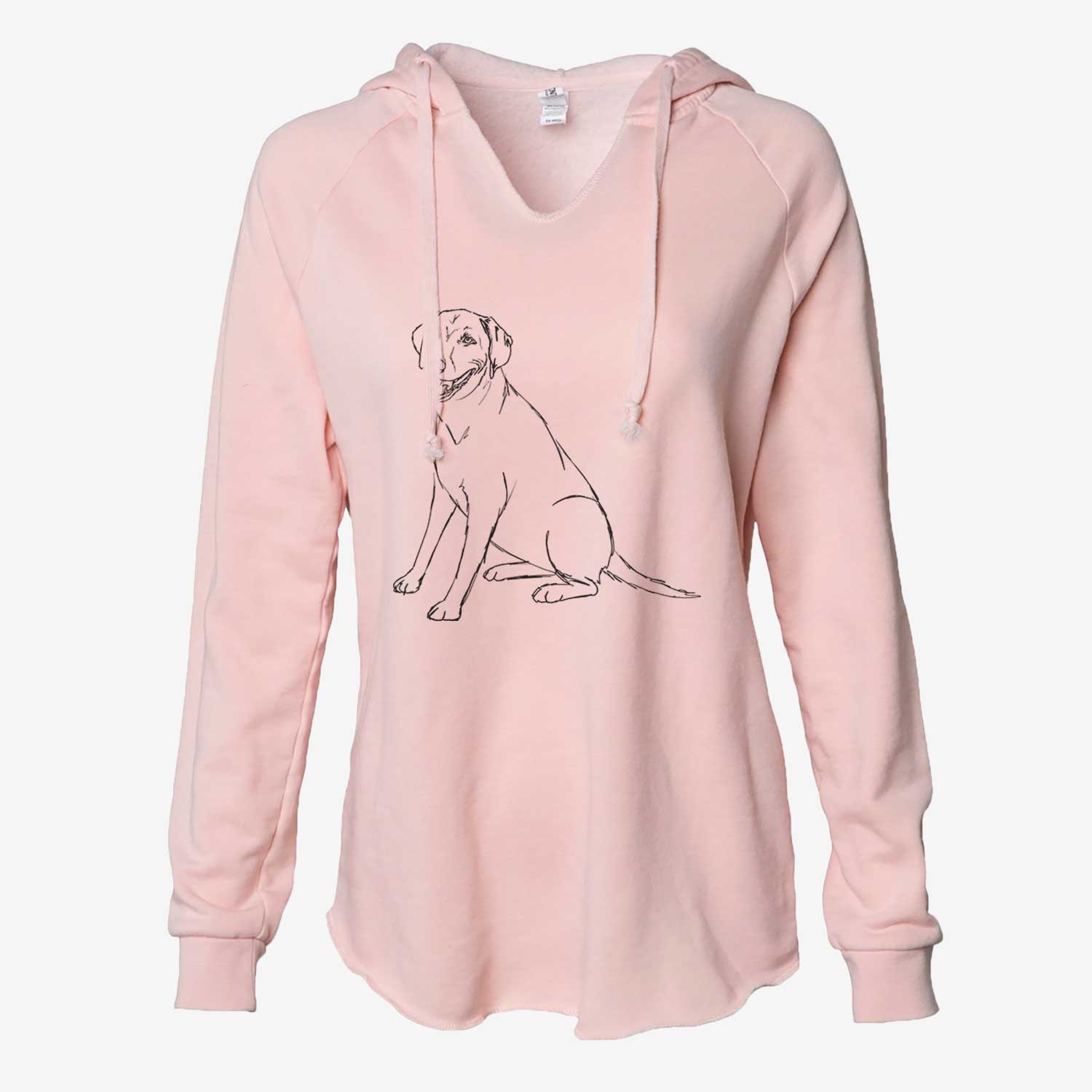 Doodled Winston the Labmaraner - Cali Wave Hooded Sweatshirt